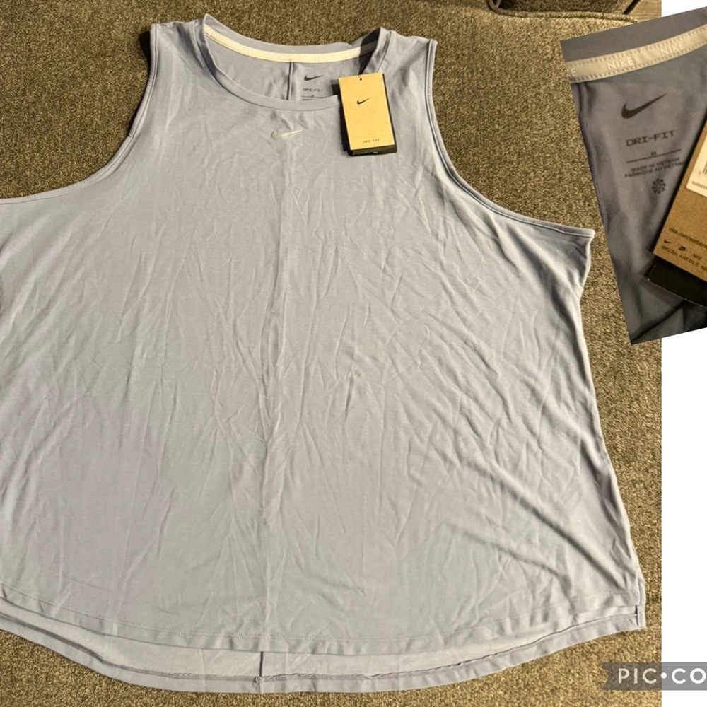 Nike Heather Gray Sleeveless Top